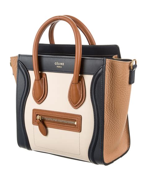 celine luggage nano zipper|Celine shoulder luggage tote price.